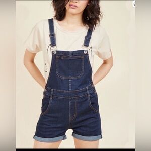 Modcloth Make Shortall Work Of It Overalls